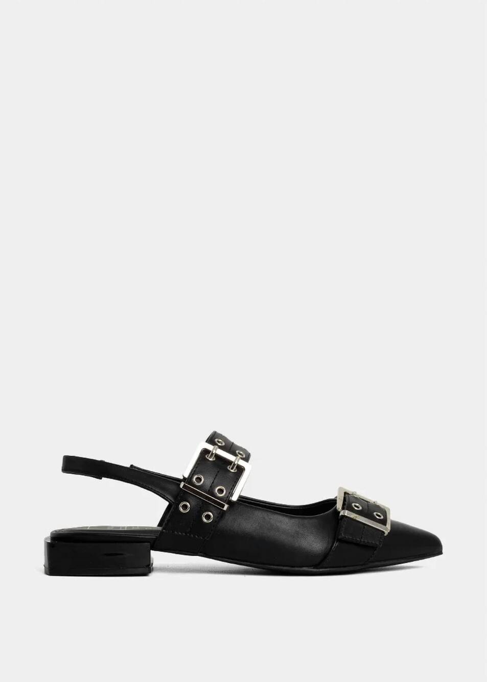 NEW SHU SHOP women's angela flat sandals in black